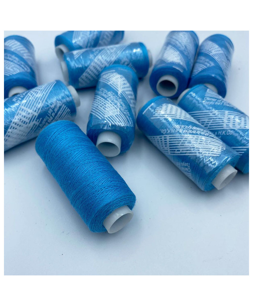 Sewing thread 40/2, 400 yards, color azure Sewing thread 40/2, 400 yards, color azure