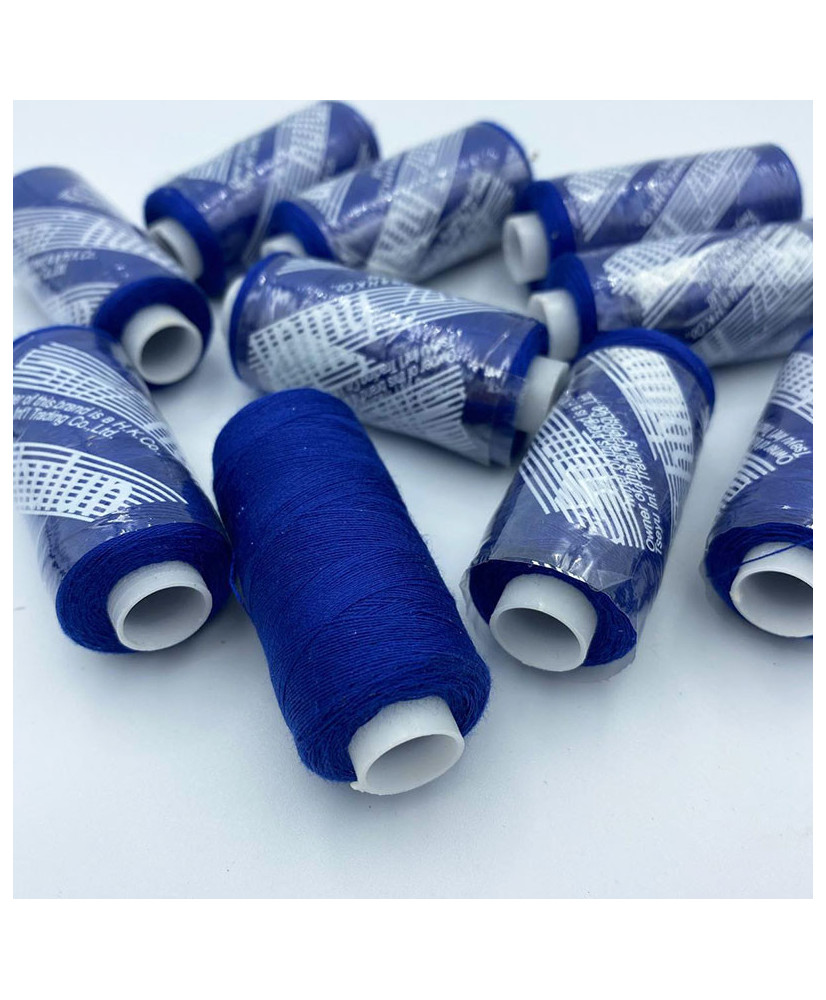 Sewing thread 40/2, 400 yards, color blue Sewing thread 40/2, 400 yards, color blue