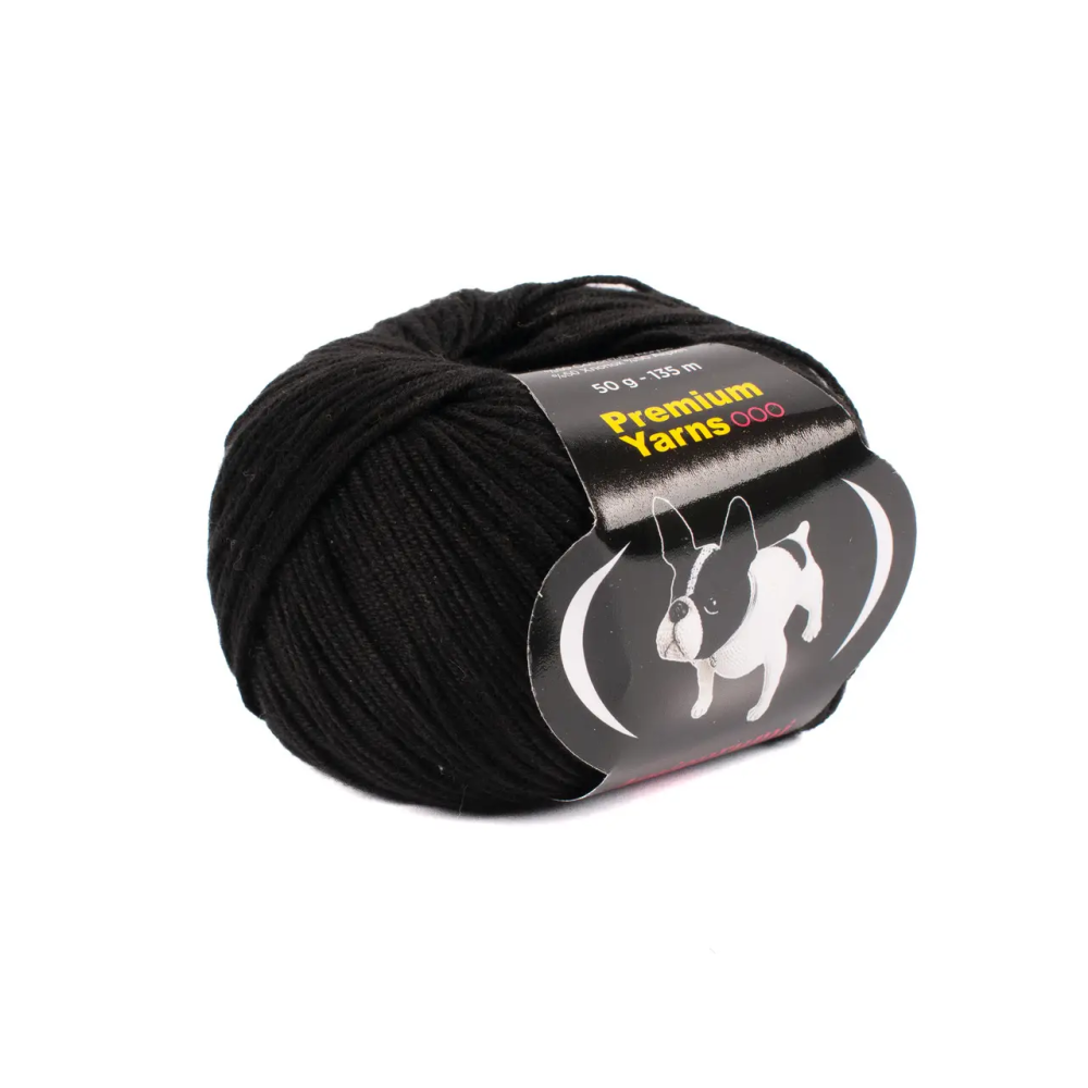 Пряжа Premium Yarns Amigurumi Toys черный (1028) Пряжа Premium Yarns Amigurumi Toys черный (1028)