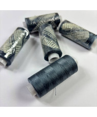 Sewing thread 40/2, 400 yards, color steel grey