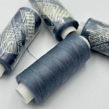 Sewing thread 40/2, 400 yards, color steel grey