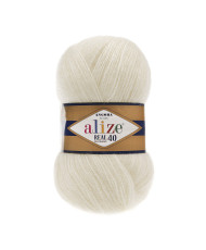 Yarn Alize Angora Real 40 pearl (450)