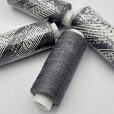 Sewing thread 40/2, 400 yards, color dark gray (338)