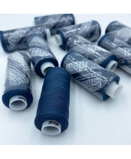 Sewing thread 40/2, 400 yards, color wet asphalt
