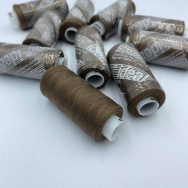 Sewing thread 40/2, 400 yards, color mushroom