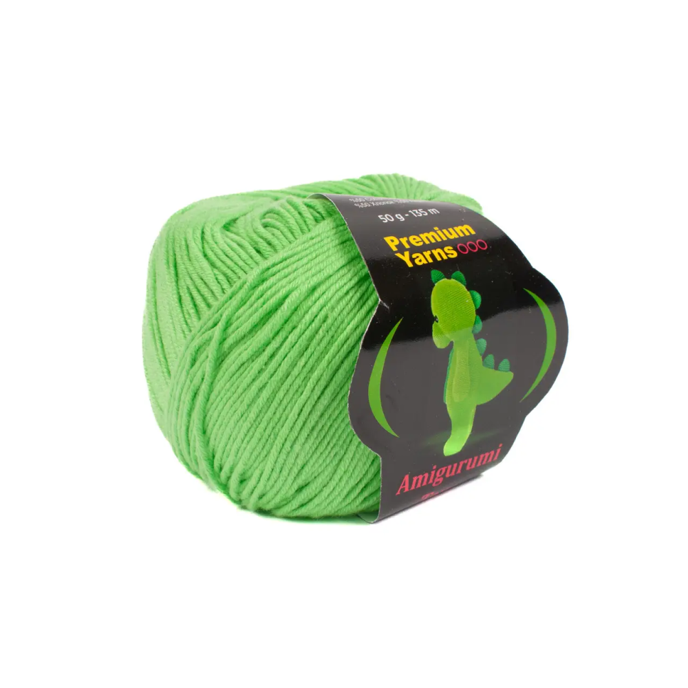 Пряжа Premium Yarns Amigurumi Toys зеленое яблоко (1006) Пряжа Premium Yarns Amigurumi Toys зеленое яблоко (1006)