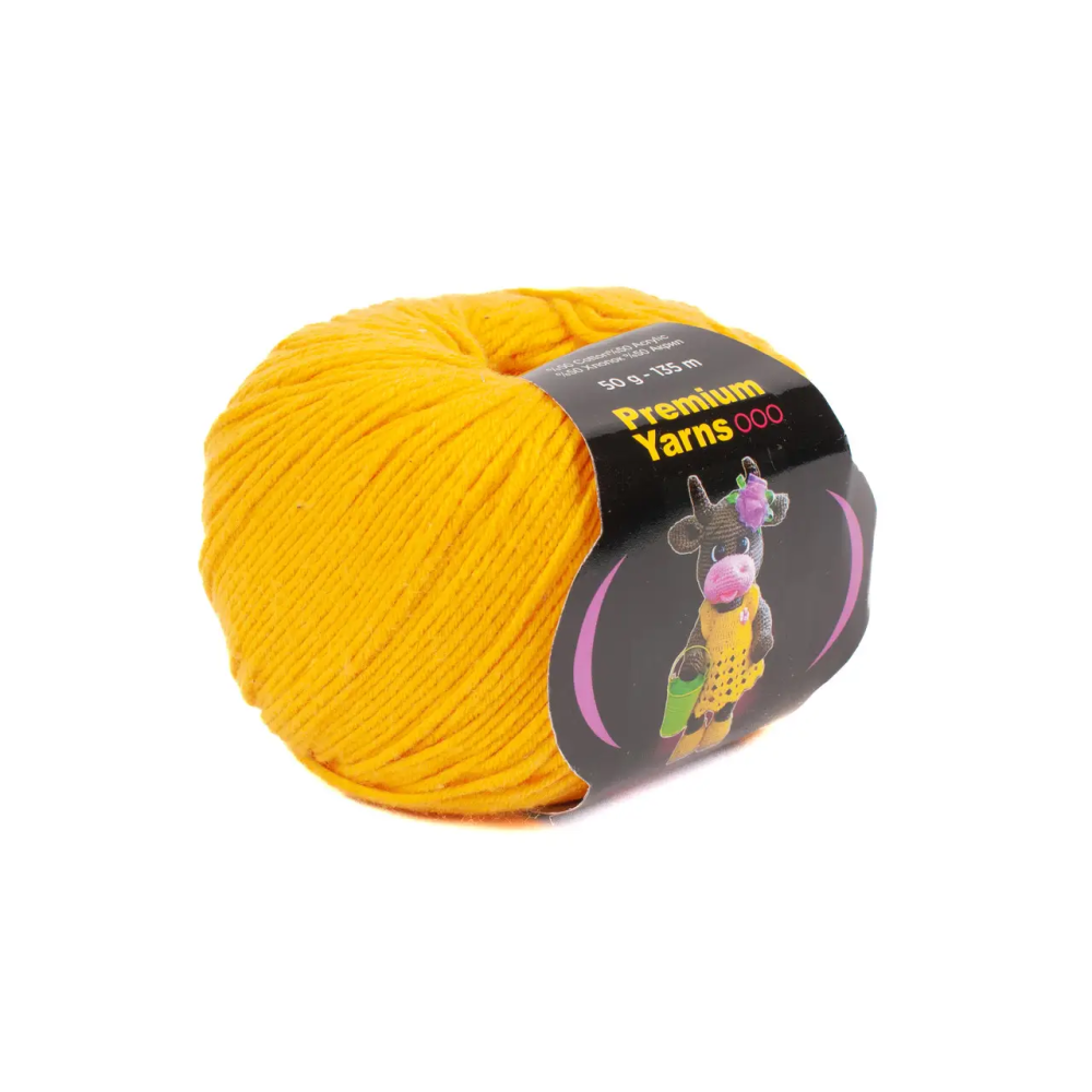 Пряжа Premium Yarns Amigurumi Toys желтый подсолнух (1011) Пряжа Premium Yarns Amigurumi Toys желтый подсолнух (1011)