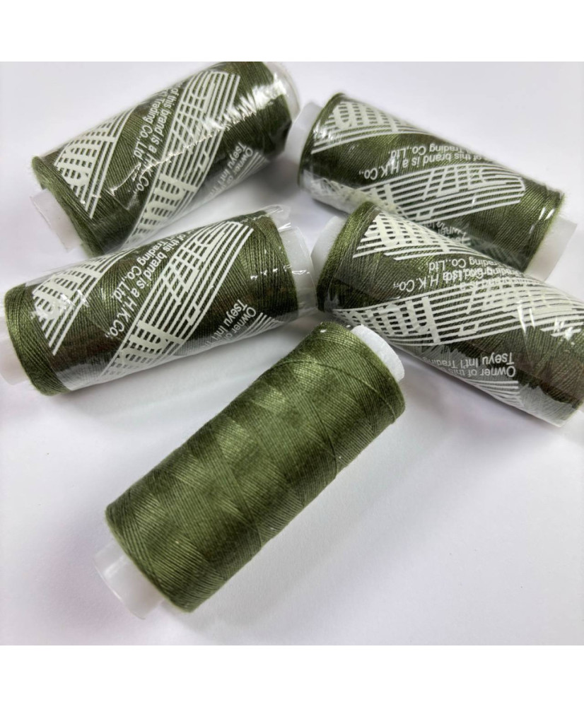 Sewing thread 40/2, 400 yards, color khaki Sewing thread 40/2, 400 yards, color khaki