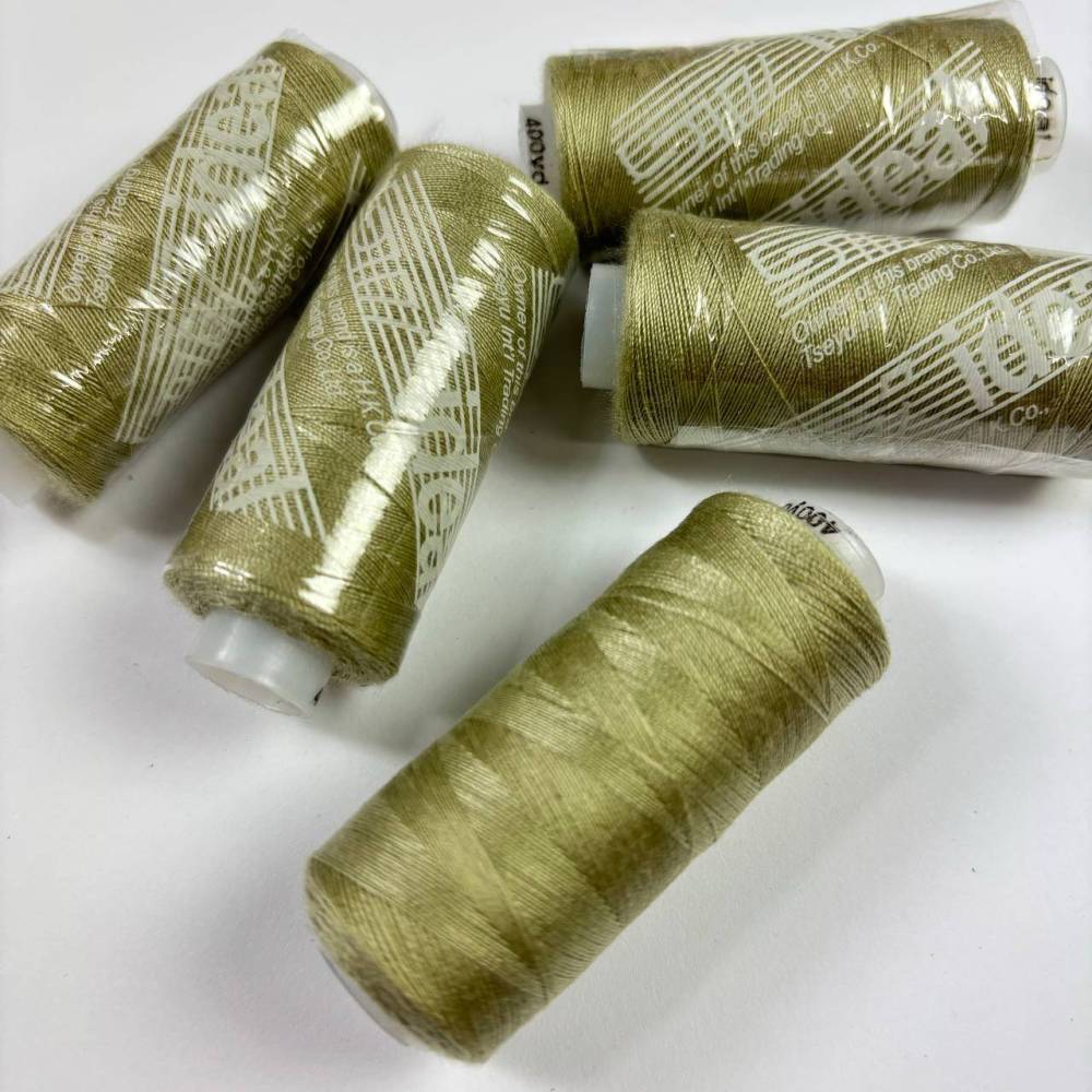 Нитка швейная 40/2, 400 ярдов, цвет оливка Нитка швейная 40/2, 400 ярдов, цвет оливка