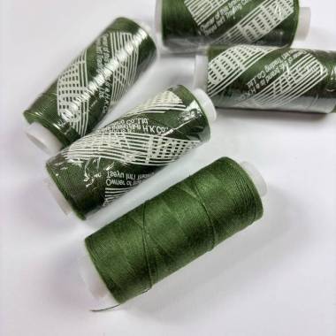 Sewing thread 40/2, 400 yards, color forest green (419)
