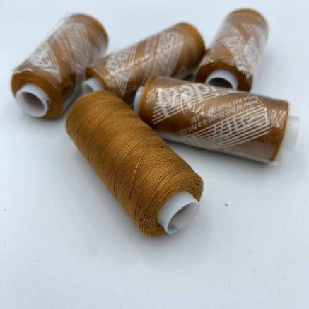 Нитка швейная 40/2, 400 ярдов, цвет горчица
