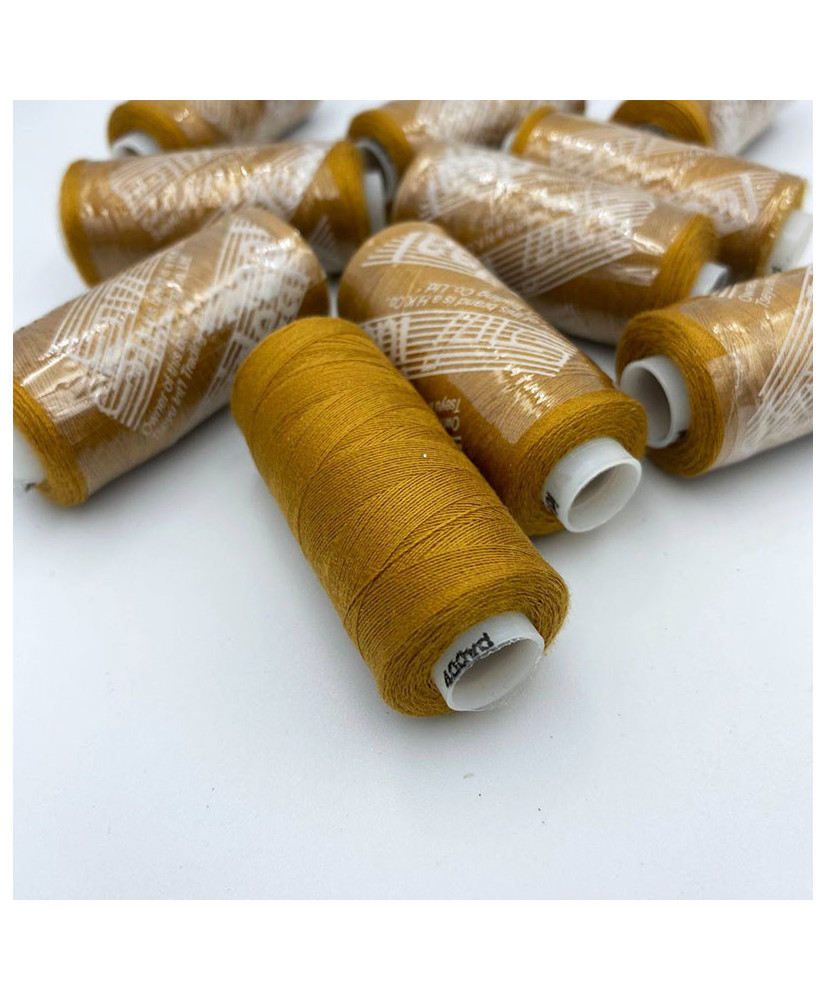 Sewing thread 40/2, 400 yards, color mustard Sewing thread 40/2, 400 yards, color mustard