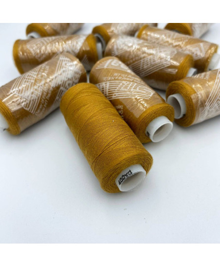 Sewing thread 40/2, 400 yards, color mustard