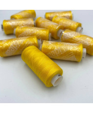 Sewing thread 40/2, 400 yards, color yellow