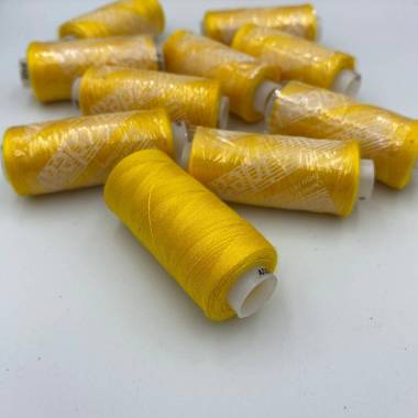 Sewing thread 40/2, 400 yards, color yellow