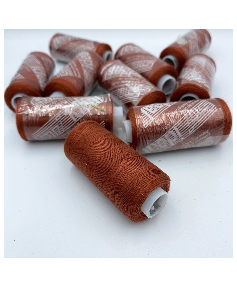 Sewing thread 40/2, 400 yards, color copper shimmer Sewing thread 40/2, 400 yards, color copper shimmer