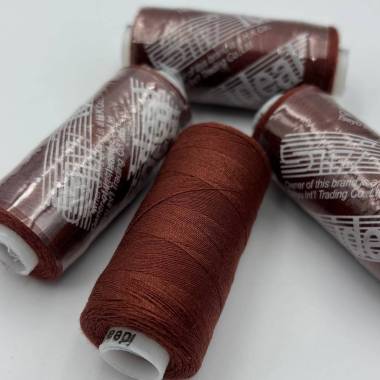 Sewing thread 40/2, 400 yards, color redwood