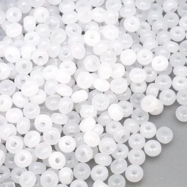 Preciosa beads №10/0, 50 g, alabaster white (02090/401)