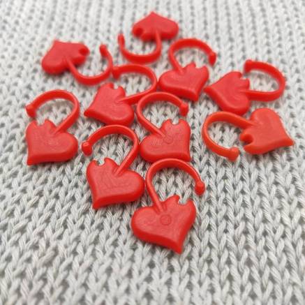 Knitting marker "Hearts"