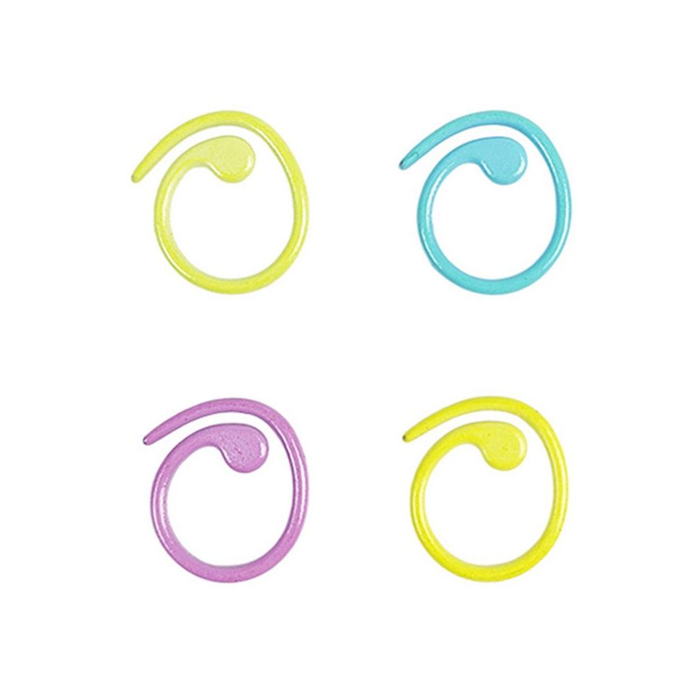 Set of metal knitting markers Spiral, 4 pcs Set of metal knitting markers Spiral, 4 pcs