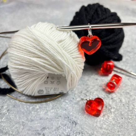 Knitting marker "Heart"