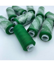 Sewing thread 40/2, 400 yards, color dark green (215)