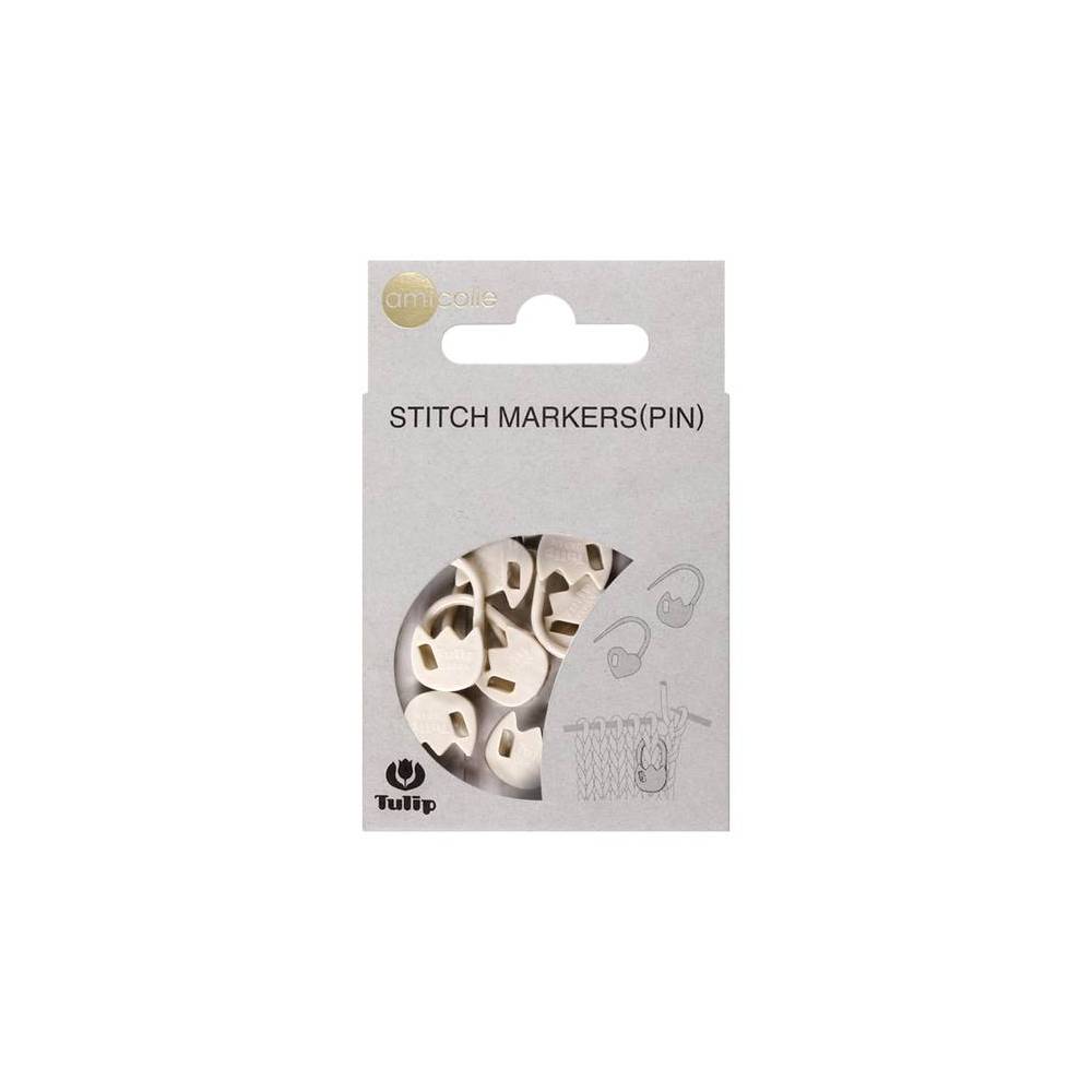 Knitting markers with a latch Tulip "Tulips" White 7 pcs (AC-027e) Knitting markers with a latch Tulip "Tulips" White 7 pcs (AC-027e)