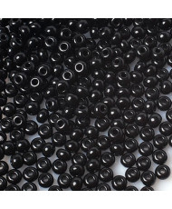 Preciosa beads №10/0, 50 g, natural black (23980/235)