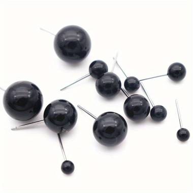 Eyes for toys black 4 mm