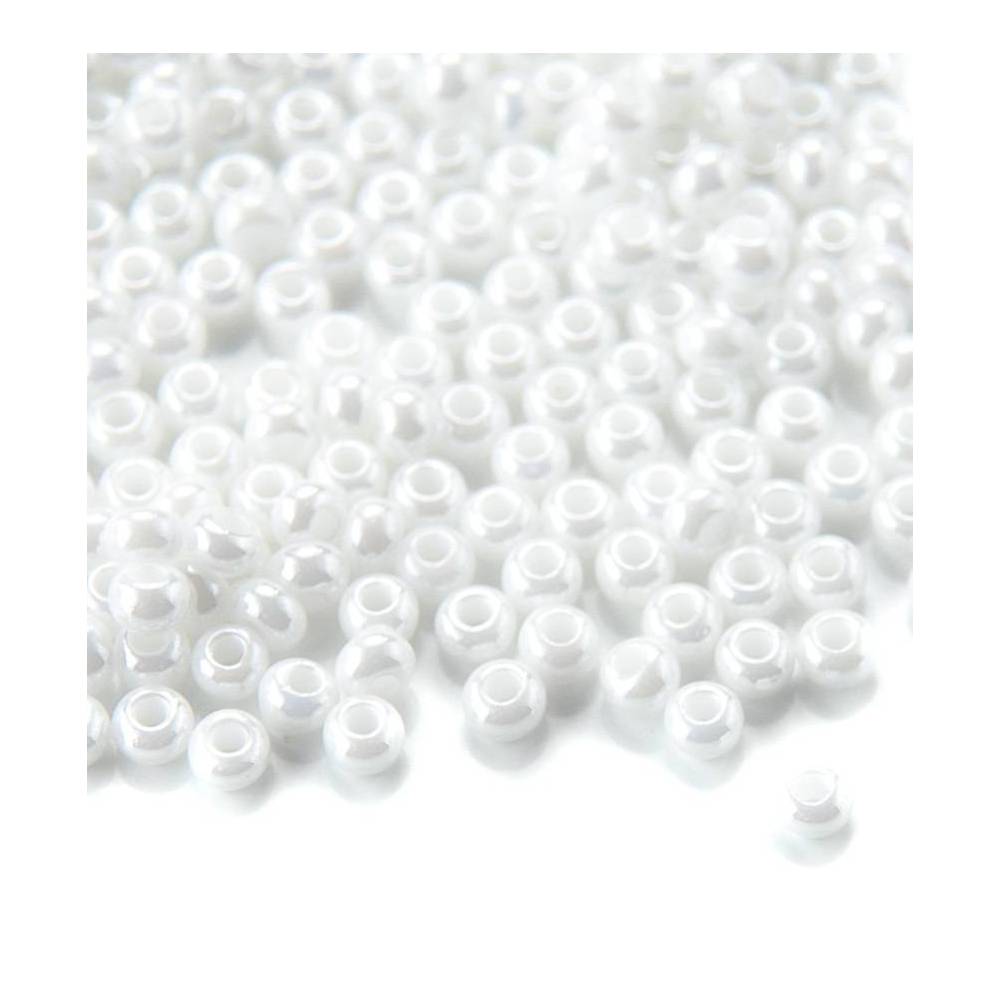 Preciosa beads №10/0, 50 g, pearl white (46102/530)