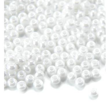 Preciosa beads №10/0, 50 g, pearl white (46102/530)