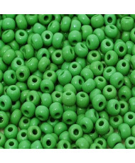 Preciosa beads №10/0, 50 g, matte green (53250/828)