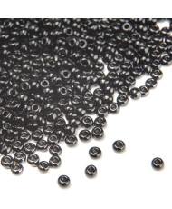 Preciosa beads №6/0, 50 g, natural black (23980/6024)