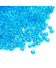 Preciosa beads №6/0, 50 g, transparent blue (60030)
