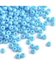 Preciosa beads №4/0, 50 g, natural blue (63020/19001)