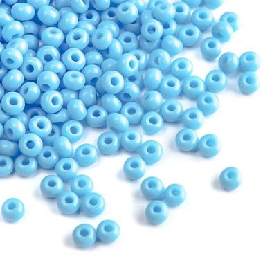 Бисер Preciosa №4/0, 50 г, натуральный голубой (63020/19001)