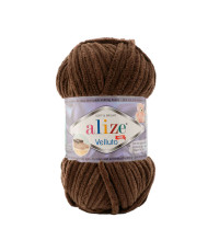 Yarn Alize Velluto dark chocolate (493)