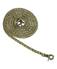 Chain Double Anchor 120cm (7.5mm Link Width) bronze, swivel snap hook (82334)