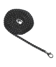 Chainspike 114 cm (6 mm link width) black metallic, swivel snap hook (82321)