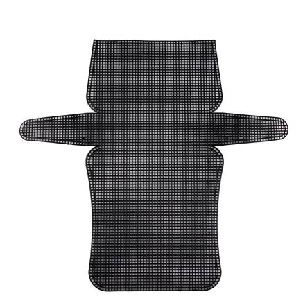 Plastic canvas for clutch bag 45*47 cm, black (KR020)