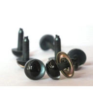 Eyes for toys Premium on a leg with a twist cat 9 mm