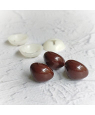 Triangular nose for toys Premium brown 15 mm
