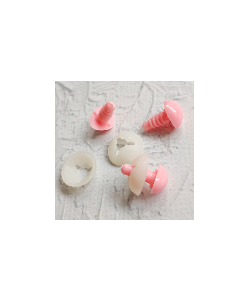 Triangular nose for toys Premium pink 15 mm Triangular nose for toys Premium pink 15 mm