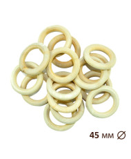 Wooden ring for macrame, sling bead Ø 45 мм 1520007