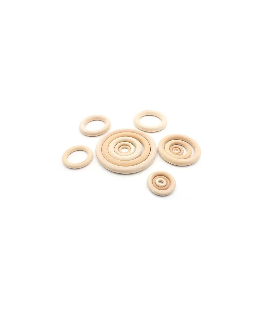 Wooden ring for macrame, sling bead Ø 63 мм 1520011