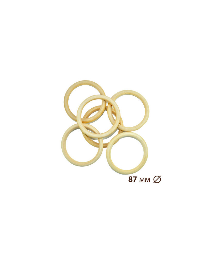 Wooden ring for macrame, sling bead Ø 87 мм 1520014