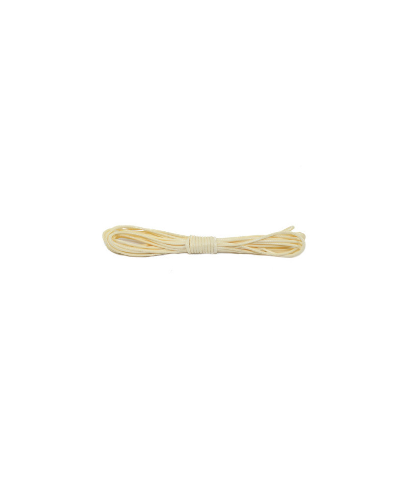 Waxed Cord, Milky, 2 mm*5m 1560006 Waxed Cord, Milky, 2 mm*5m 1560006