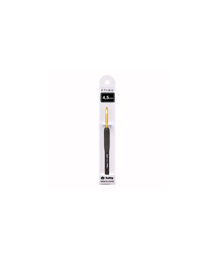 Crochet hook Tulip Etimo 4.5 mm , 14 cm (T15-750e) Crochet hook Tulip Etimo 4.5 mm , 14 cm (T15-750e)