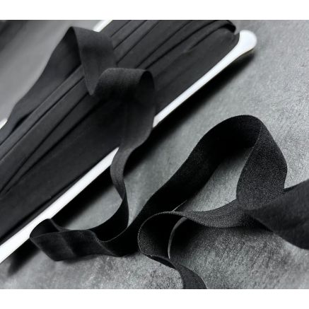 Elastic band edging 4580/020 - 20 mm - black