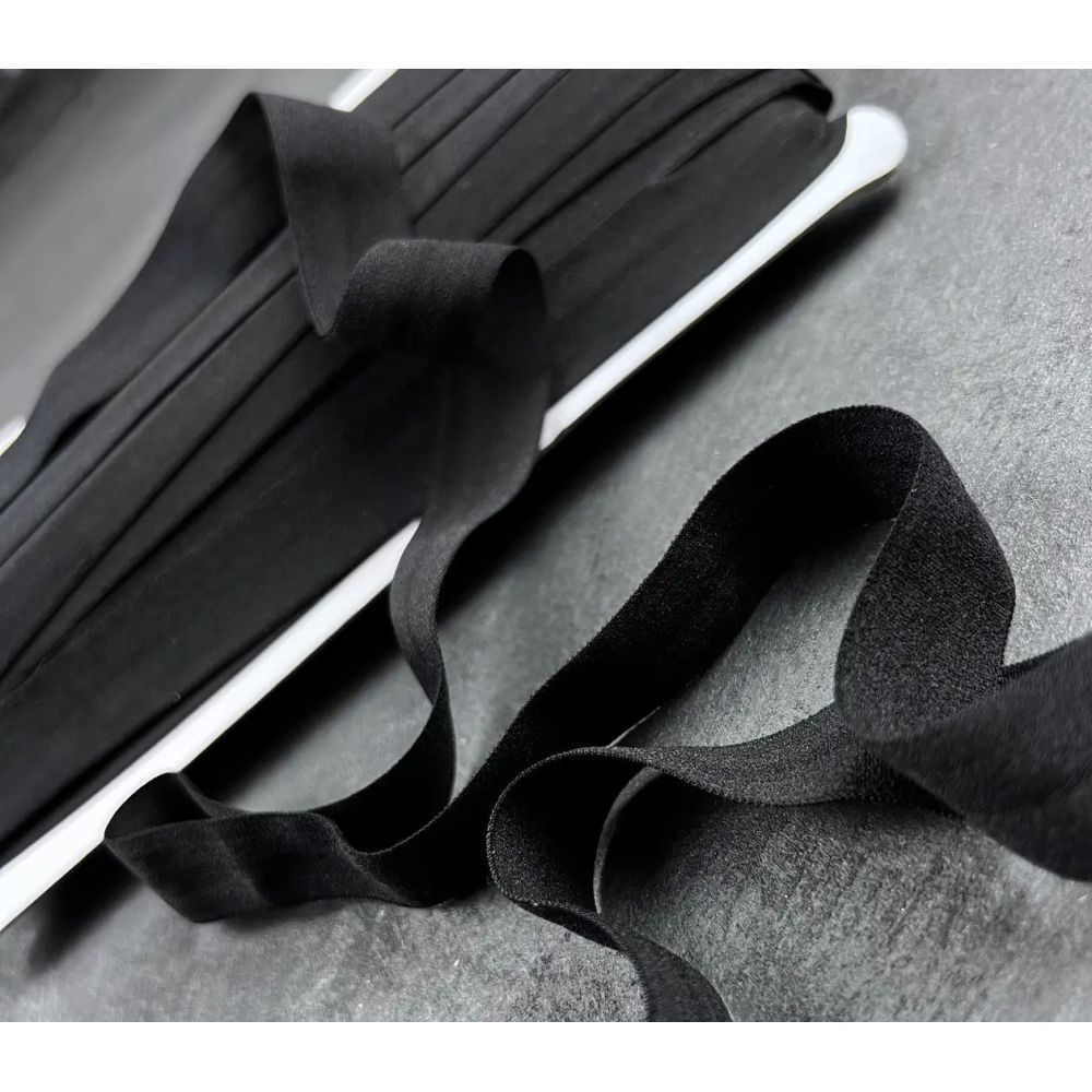 Elastic band edging 4580/020 - 20 mm - black